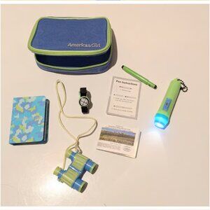 American Girl Vintage RARE Camp Survival Kit Complete, Working Flashlight